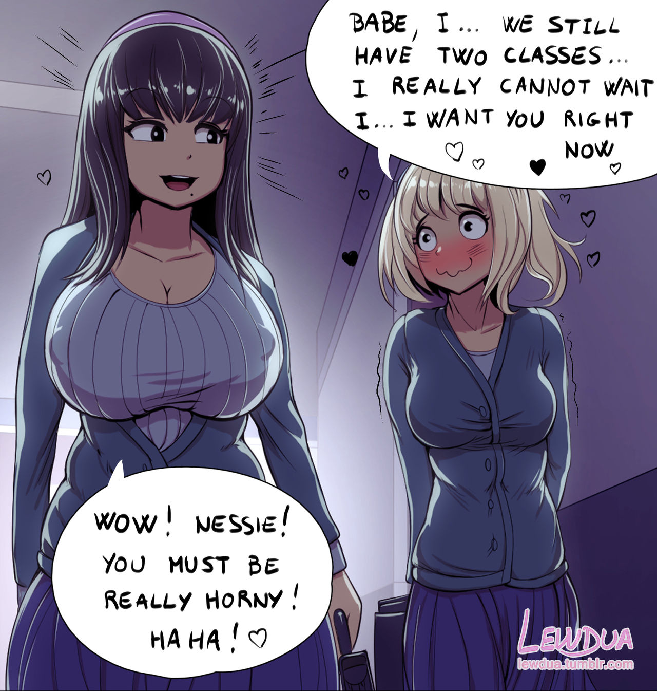 Urgent desire - Nessie and Alison page 1 full