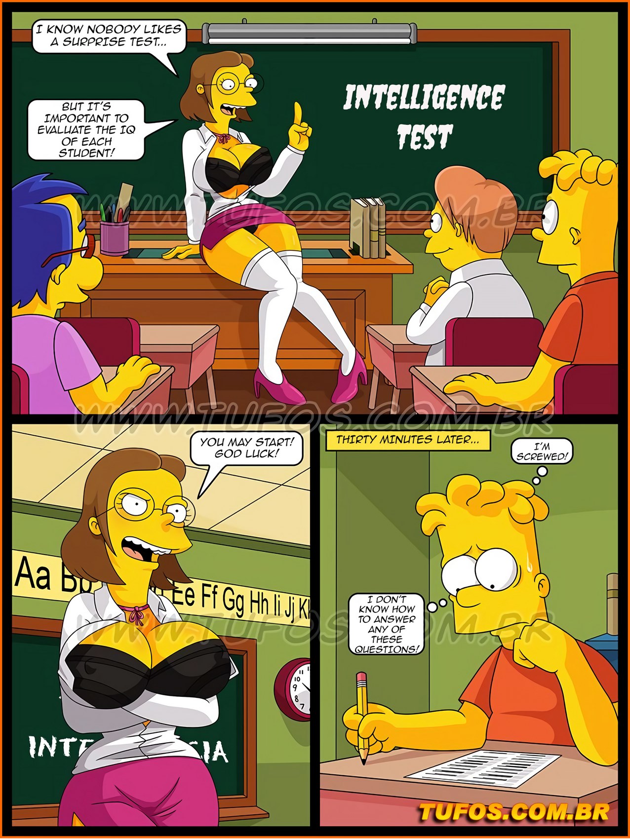 The Simpsons 23 Intelligence Test page 2 full
