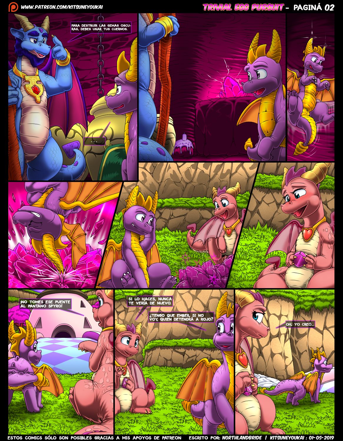 Trivial Egg Pursuit: Por Kitsune Youkai page 2 full