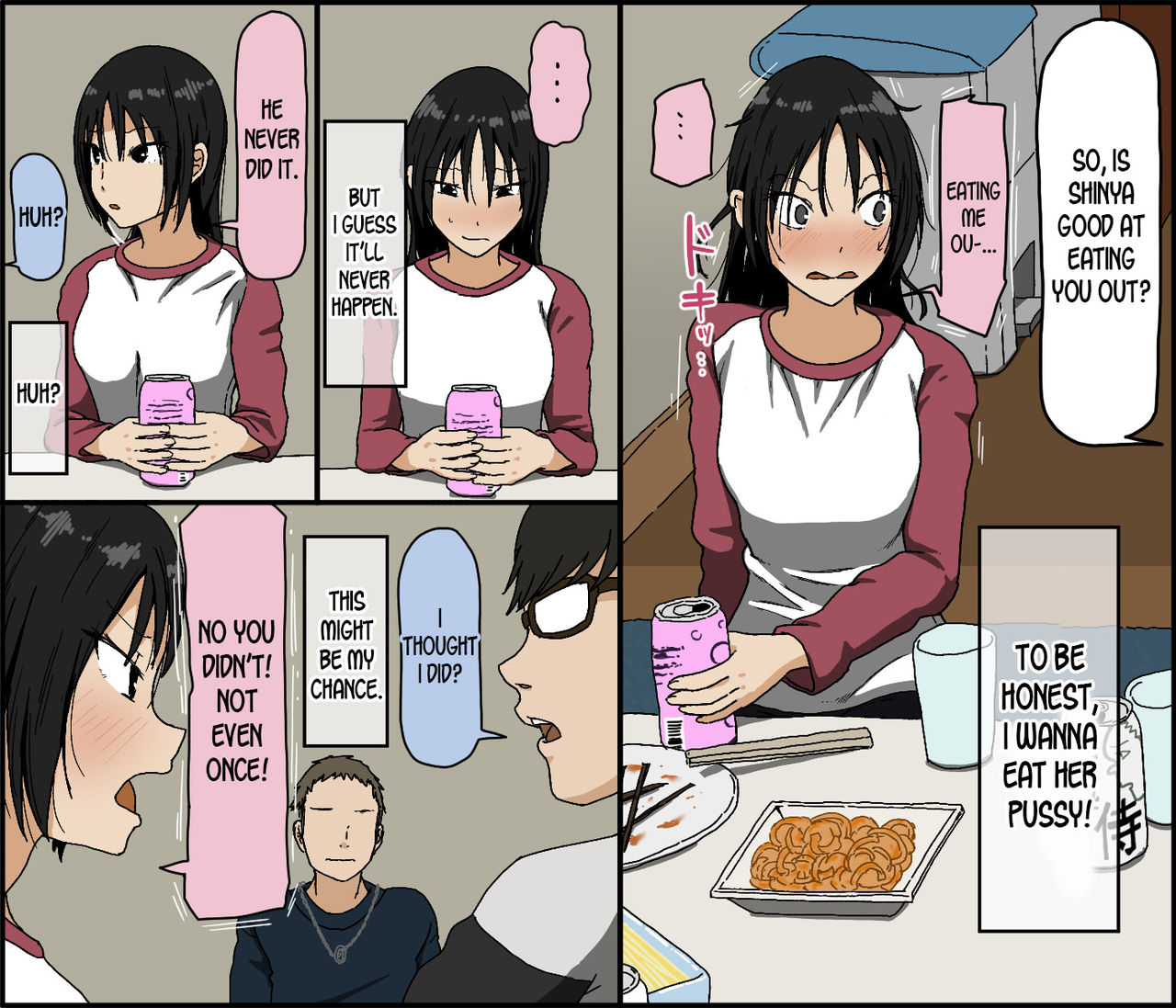 Kareshi Mochi no Kurokami Irojiro Binyuu Joshidaisei ga Cunni dake Mikeiken de Kare no Tomodachi ni Naisho de Hatsu Cunni Sarete Amari nimo Kimochiyo Sugite Sonomama Nagasare Sex Shita page 3 full