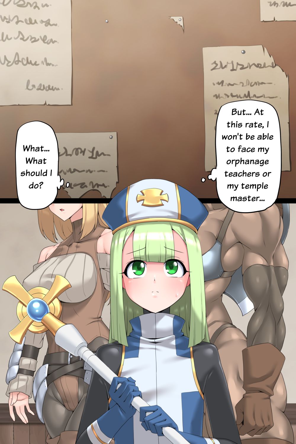 Otoko Souryo to Futari no Eiyuu | The Femboy Priest And The 2  Heroes page 4 full