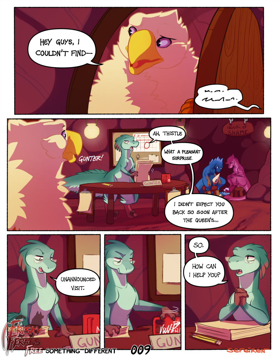 Frisky Ferals - Something Different page 9 full