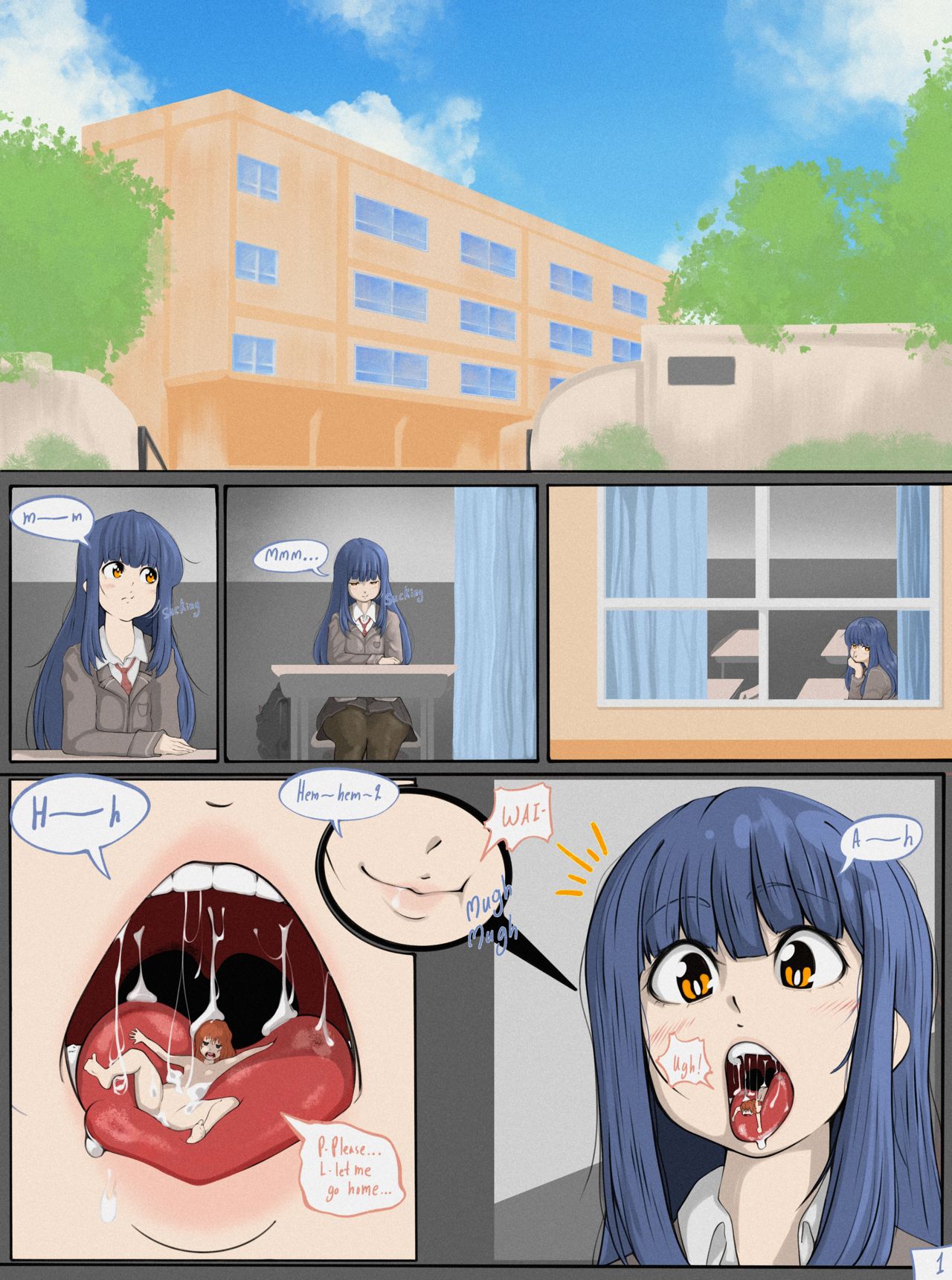 School Girl Vore - EN page 1 full