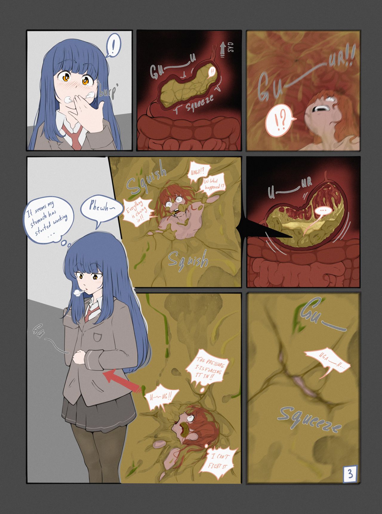 School Girl Vore - EN page 3 full