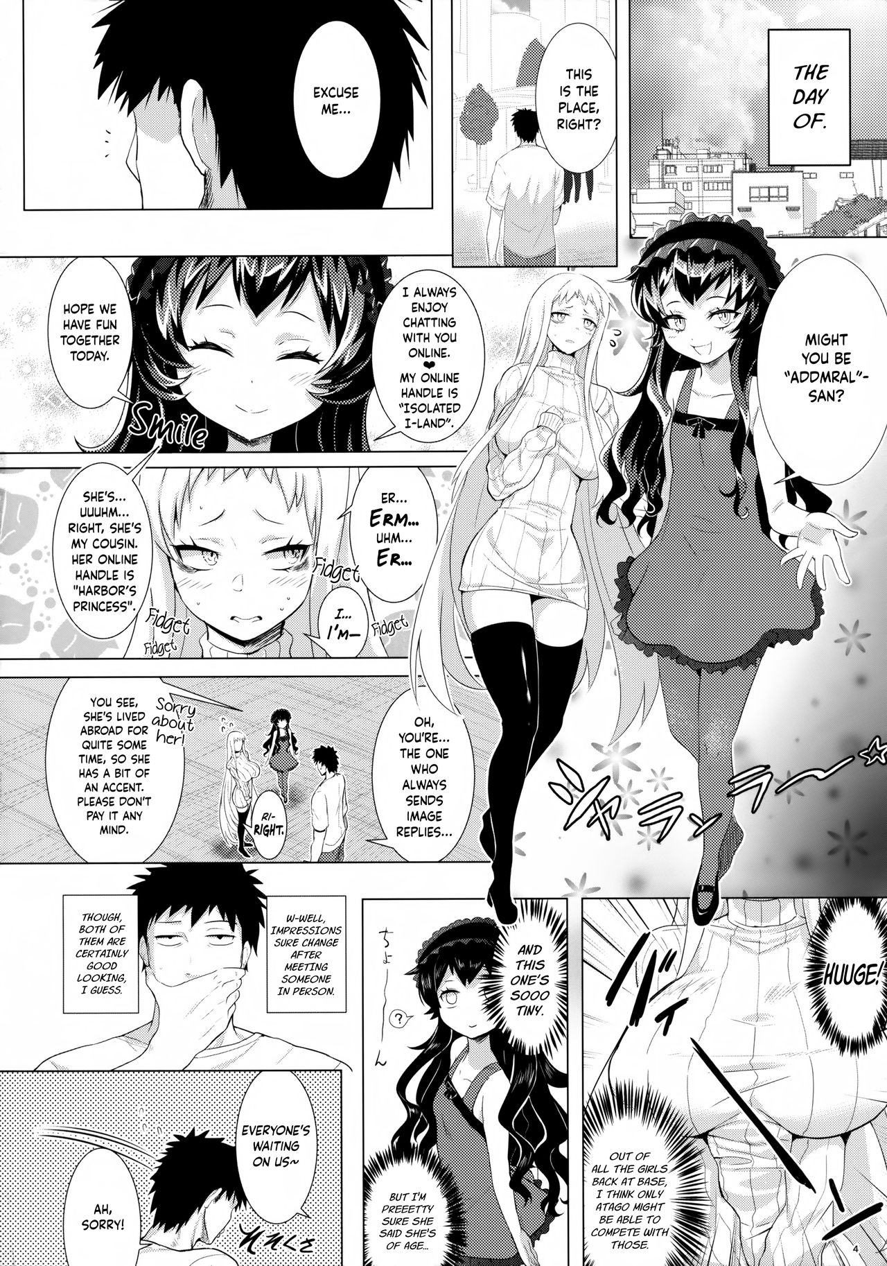 Off-kaigo Sokupako Shita Musume ga Shinkaiseikan datta Jian | That Time I Fucked a Girl Right After an Offline Meetup and She Turned Out to Be an Abyssal Ship page 4 full