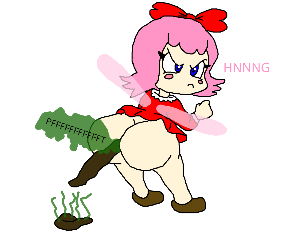 Ribbon goes pooping &amp; farting *aww* page 1 full
