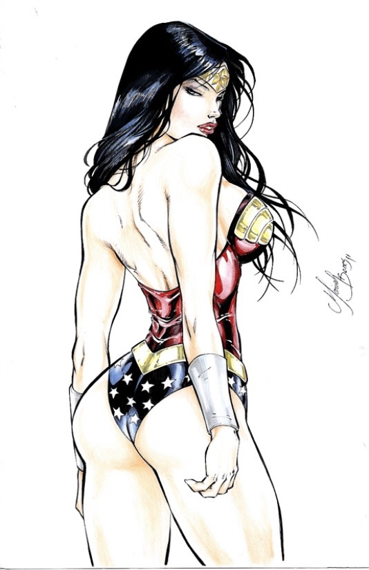 Benes studio: Wonder Woman page 4 full
