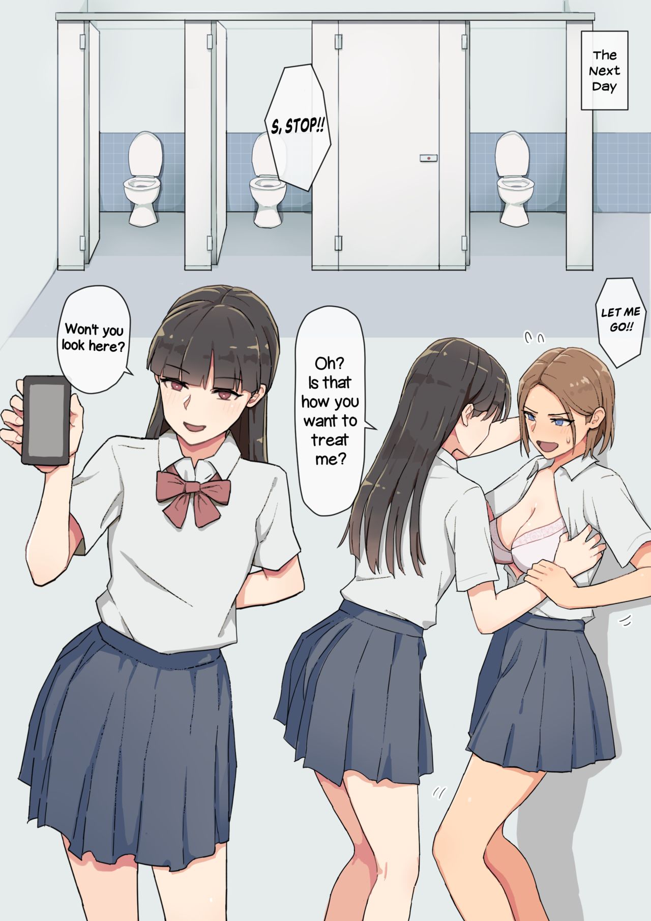Pride Takai Ko ga Yowami o Nigirare Dousei ni Mainichi Ikasareru Hanashi | The Story of a Prideful Girl Being Blackmailed and Made to Cum Everyday page 7 full