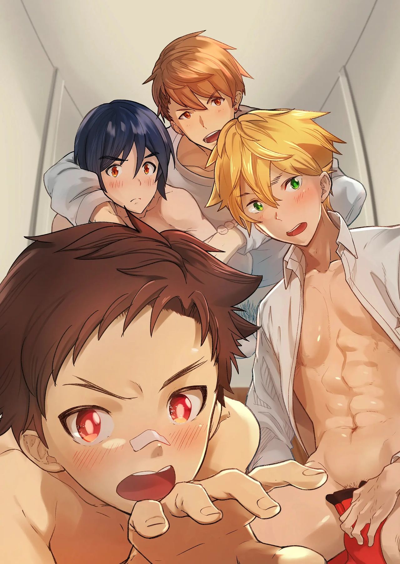 Emuken 2 Danshi Yonin Warikan Ecchi! page 2 full
