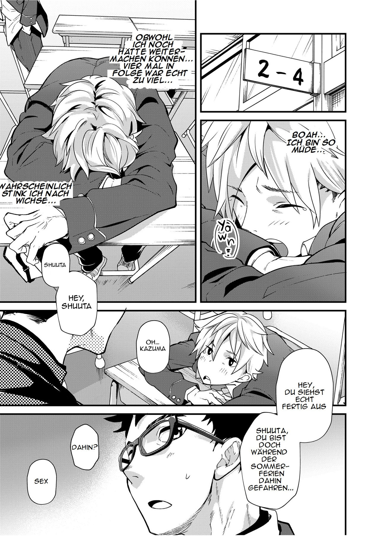 Emuken 2 Danshi Yonin Warikan Ecchi! page 8 full