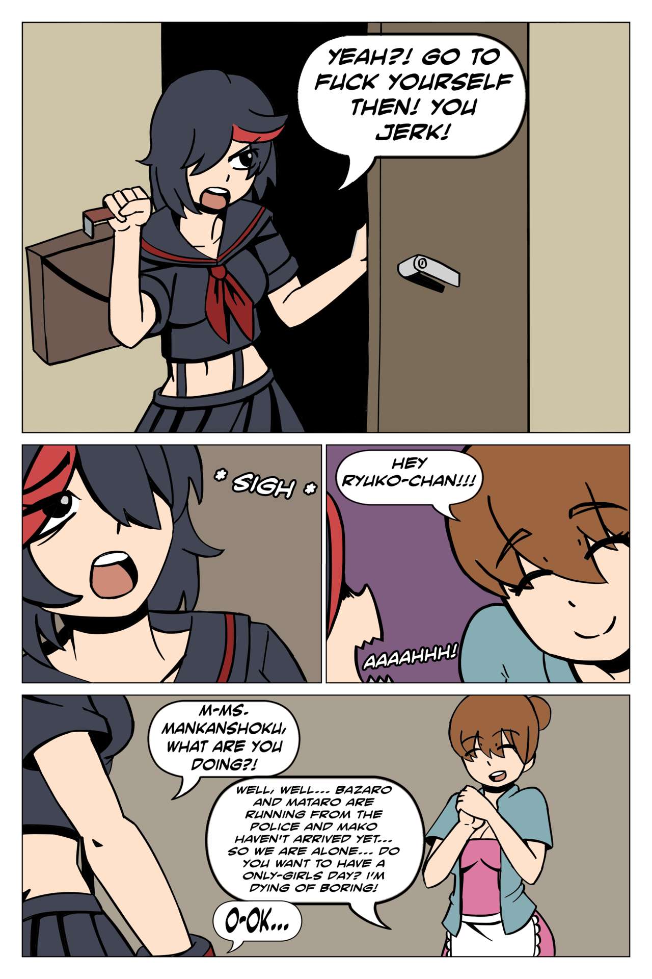 Kill la Kill - Relax day page 2 full