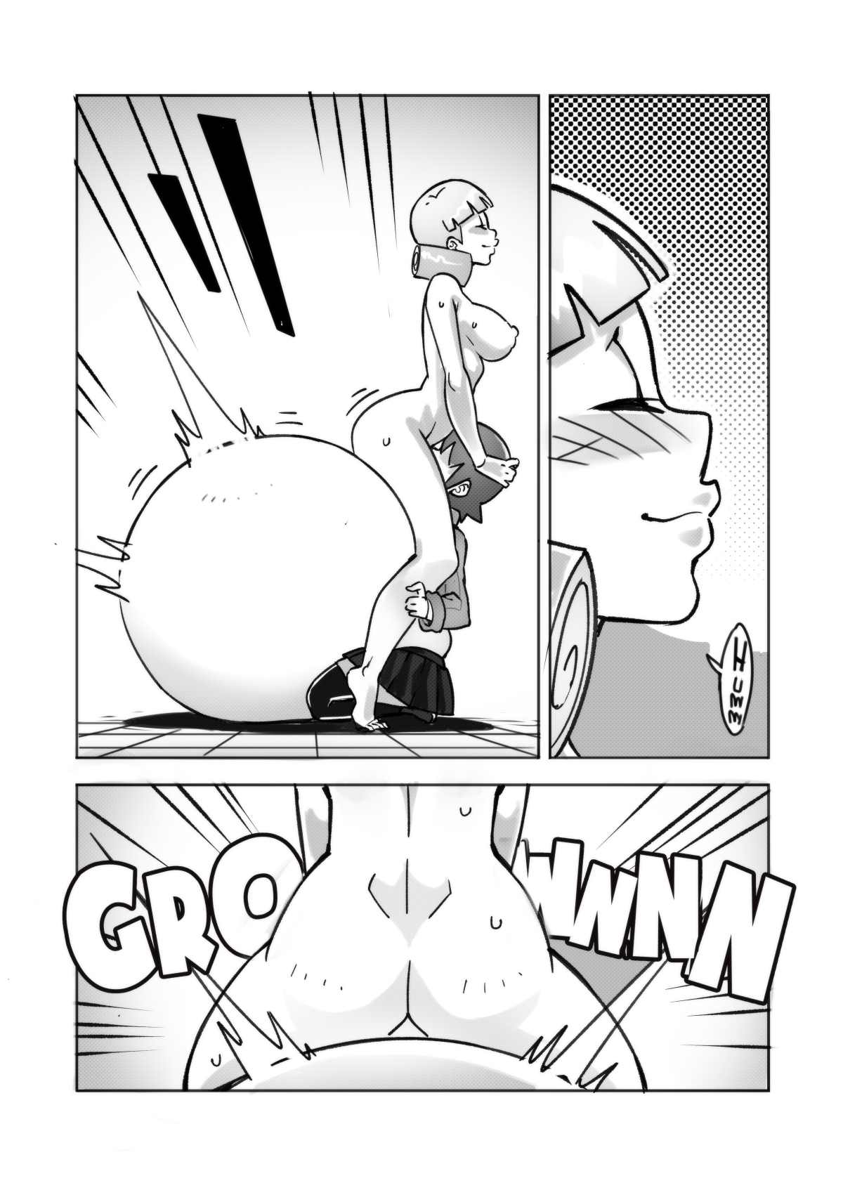 Mayl Futanari TF Comic page 8 full