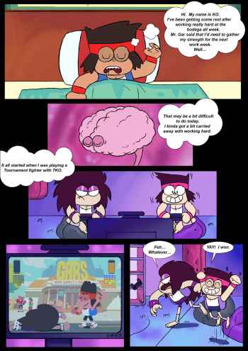 OK KO Comic cover