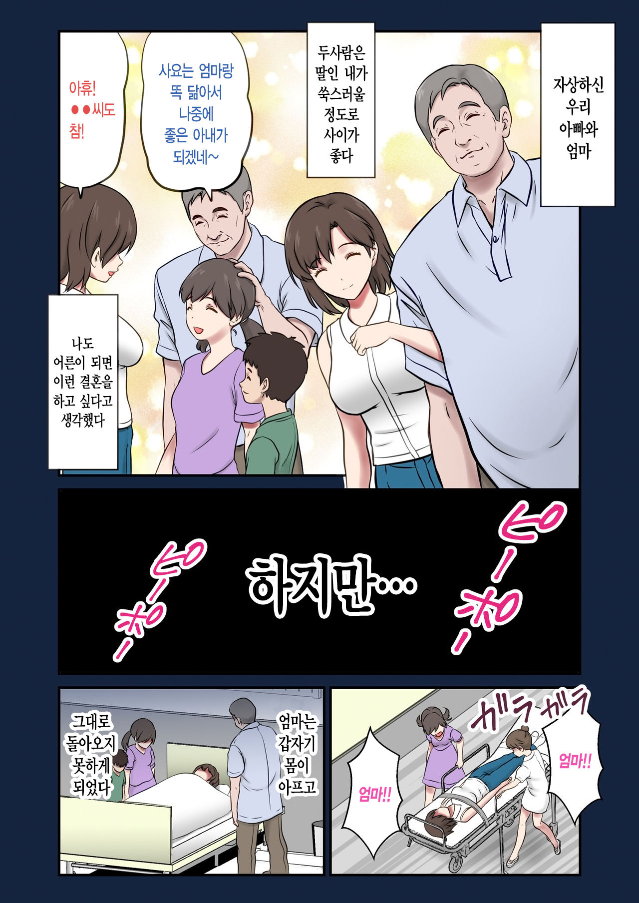 Migawari Tsuma -Naki Haha no Kawari ni Chichioya ni Dakareru Musume- | 아내 대역 -돌아가신 어머니 대신 아버지에게 안기는 딸- page 2 full