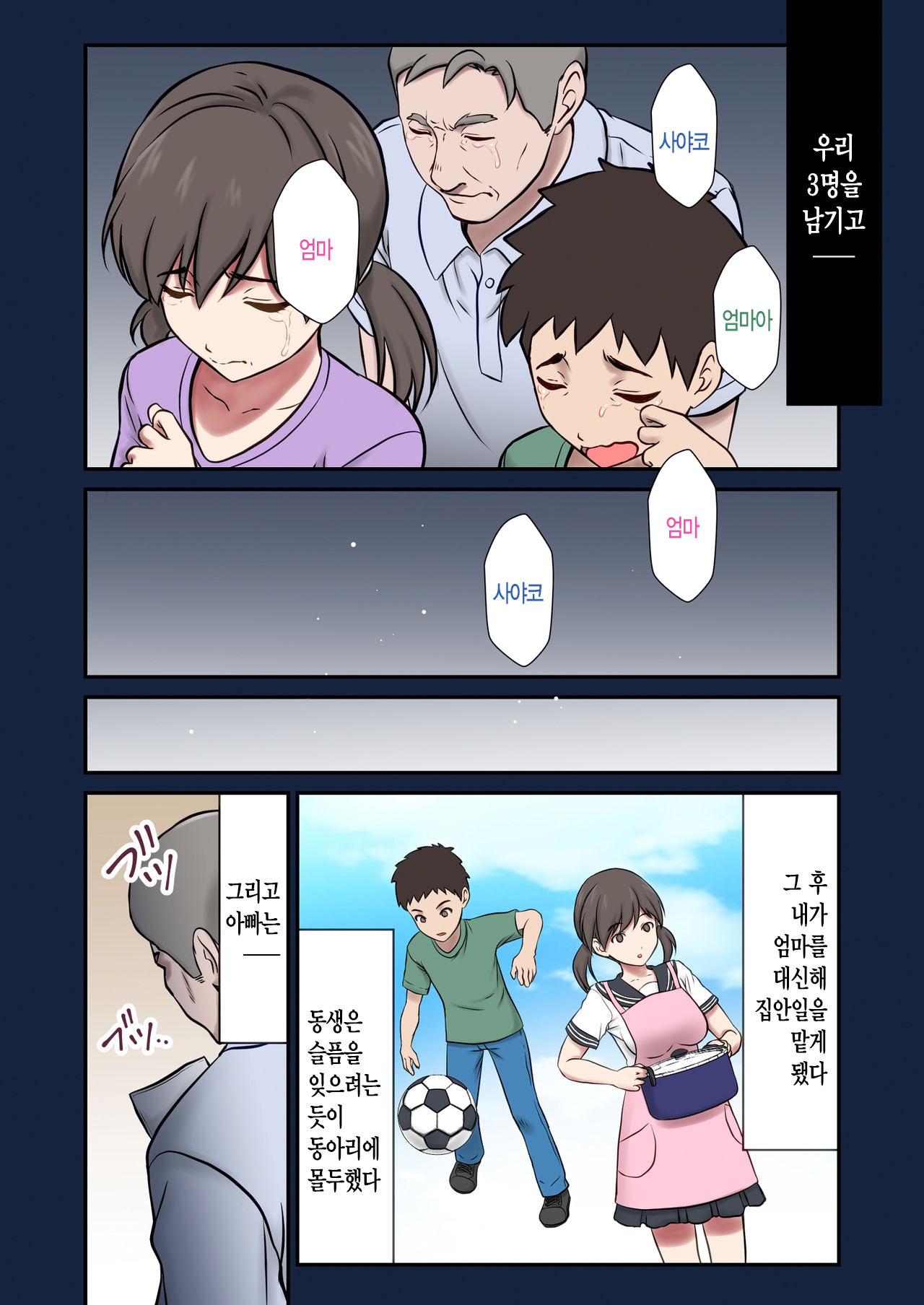 Migawari Tsuma -Naki Haha no Kawari ni Chichioya ni Dakareru Musume- | 아내 대역 -돌아가신 어머니 대신 아버지에게 안기는 딸- page 3 full