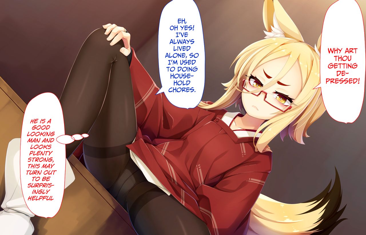 Itazura Loli Kitsune Okitsune-sama no Ero Chouhatsu ga Sugosugite Ore wa Mou Gaman Dekinai! | The Naughty Loli Kitsune-sama's lewd teasing is irresistible! page 9 full