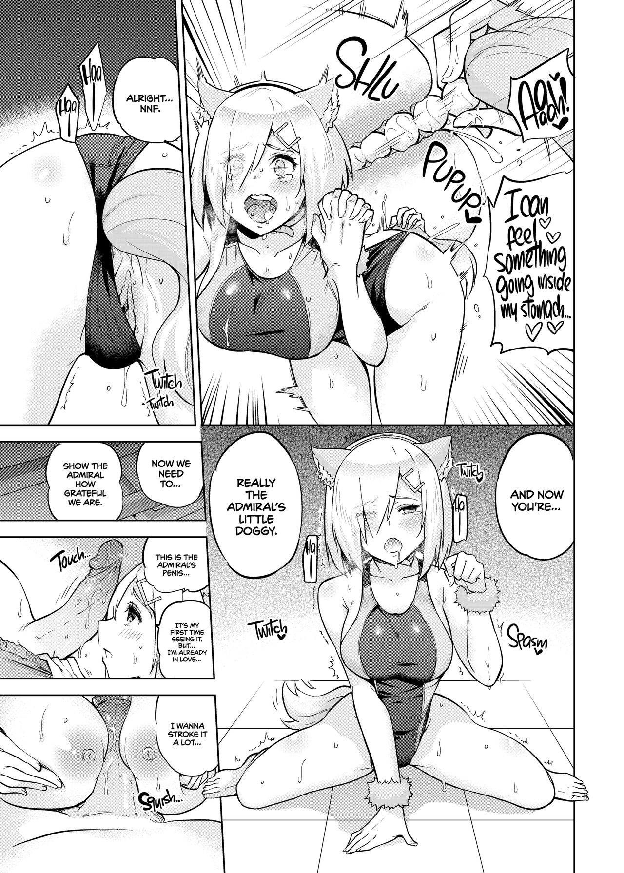 Kyouei-Mizugi na Shigure-chan to Hamakaze-san to. | Shigure and Hamakaze in Racing Swimsuits page 10 full