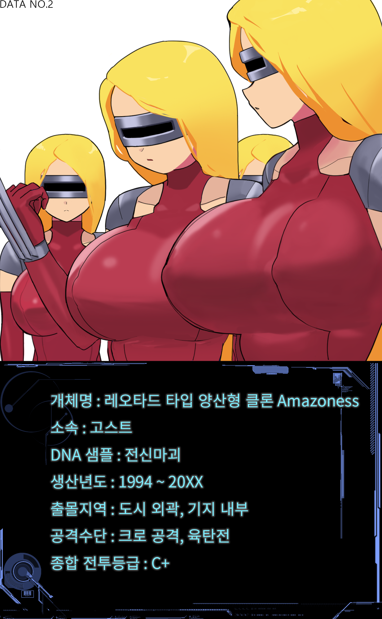 Female Combat Data Vol. 1 page 7 full