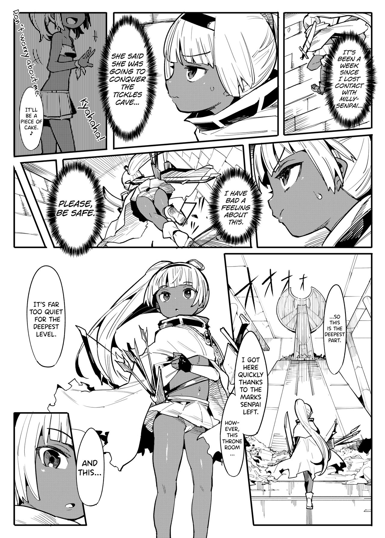 Bishoujo Touzoku Kusuguri Trap Dungeon! 2 | Pretty Thief Tickling Trap Dungeon 2 page 4 full