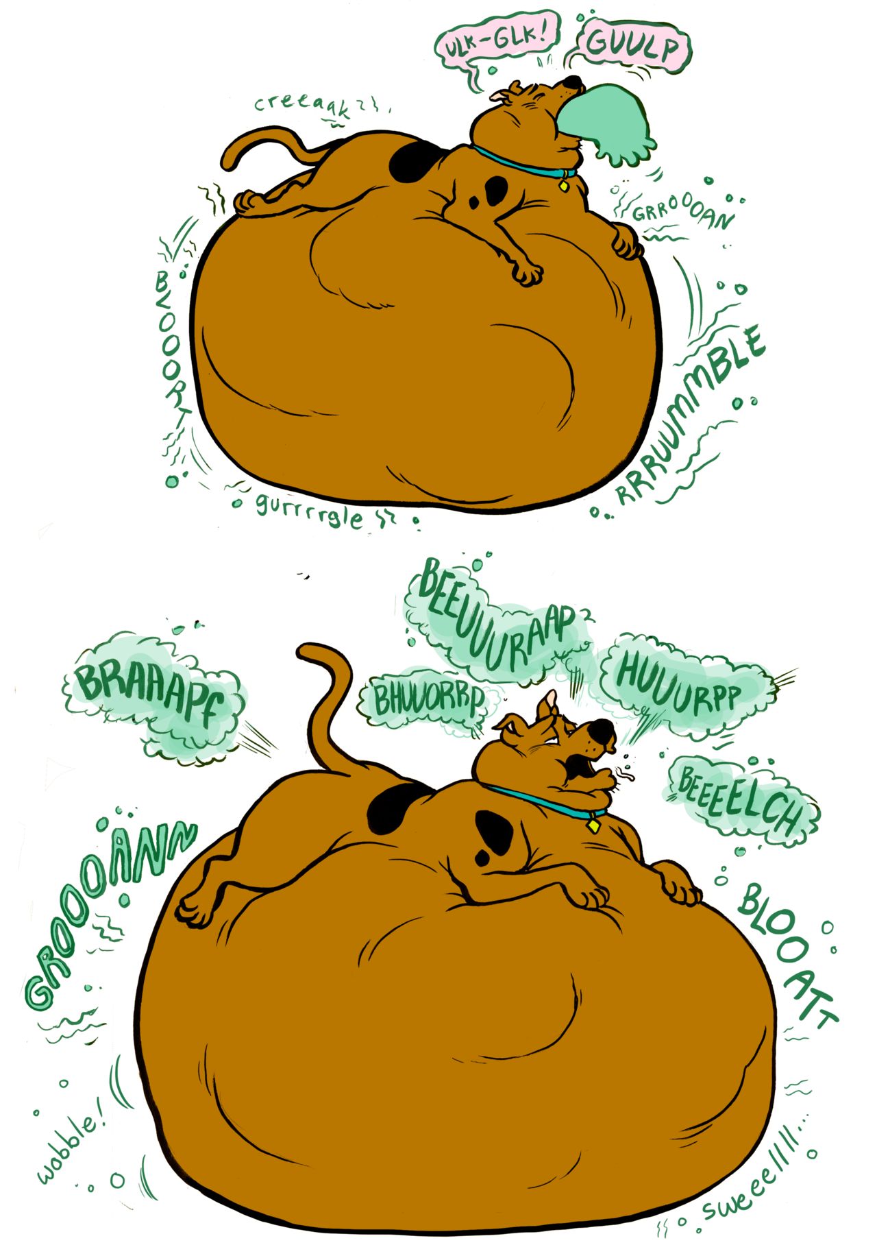 Scooby &amp; Charlie Sketchpack page 8 full