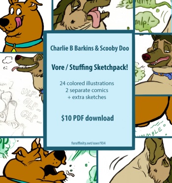 Scooby &amp; Charlie Sketchpack cover