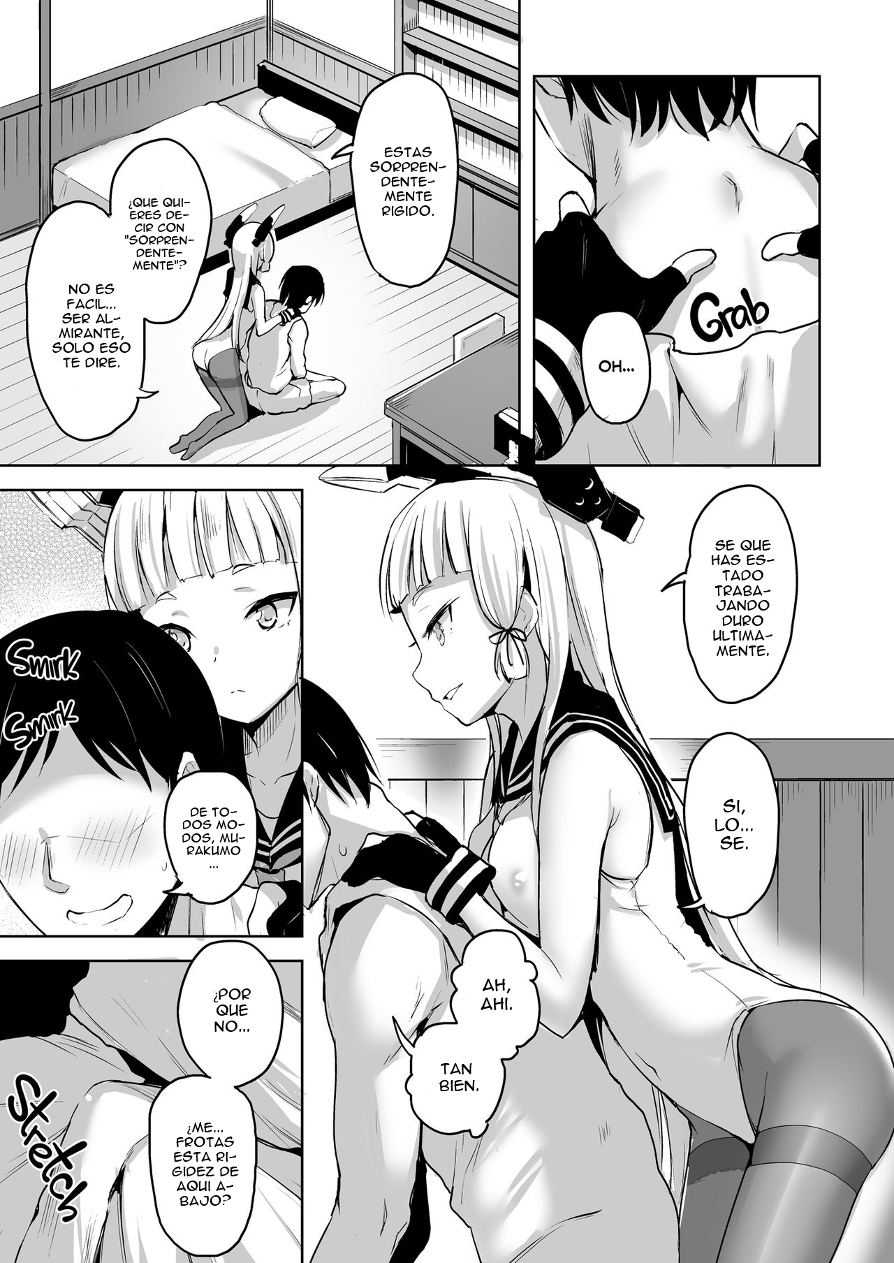 Chotto S na Murakumo to Kekkyoku Ichatsuku Hon | A Lil’ Bit Sadistic Murakumo Has Her Fun With Admiral page 4 full