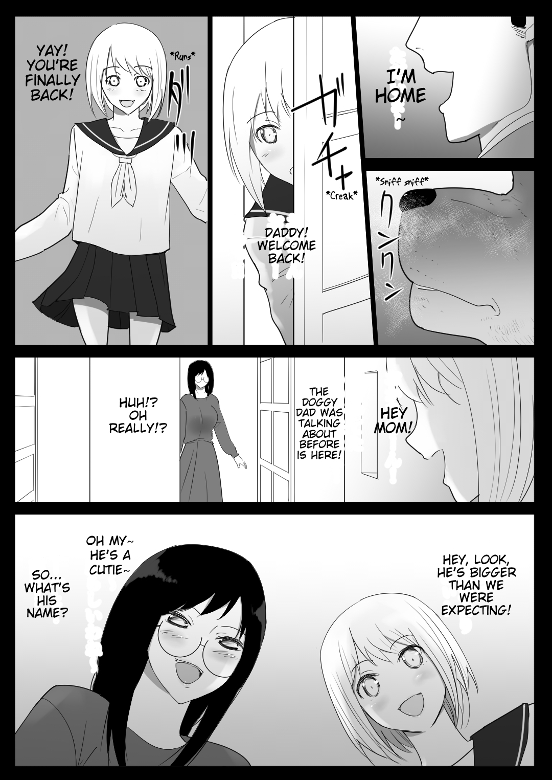 Watashi-tachi no Ie ni Pet ga Yattekita | A Pet Came to Our House page 3 full