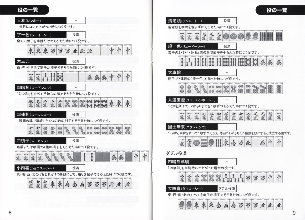 麻雀幻想曲I・II・III スリム版 -  Mahjong Gensoukyoku I - II - III - Slim Edition page 9 full