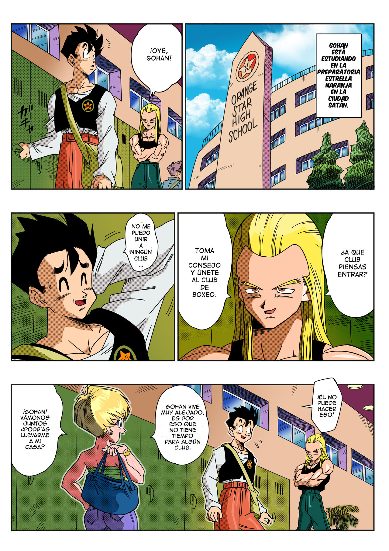 TRIANGULO AMOROSO Z - Gohan Conoce a Erasa   =EES= page 3 full