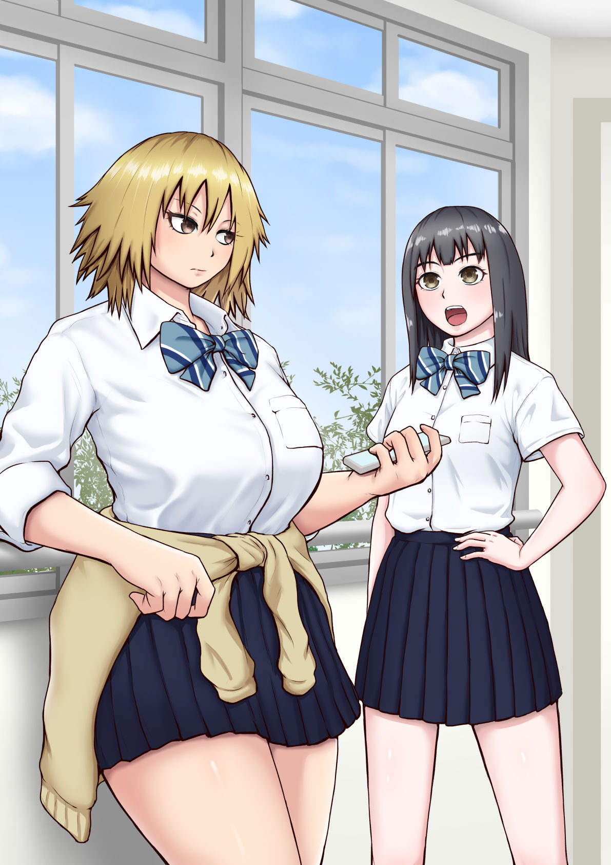 Yankee Gal to Majime Seitokaichou no Jinsei Shuuryou Cosplay Show page 4 full