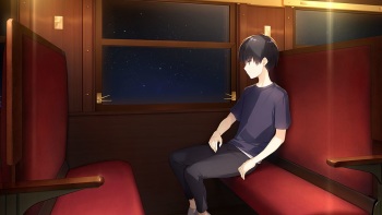 Hoshizora Tetsudou to Shiro no Tabi cover