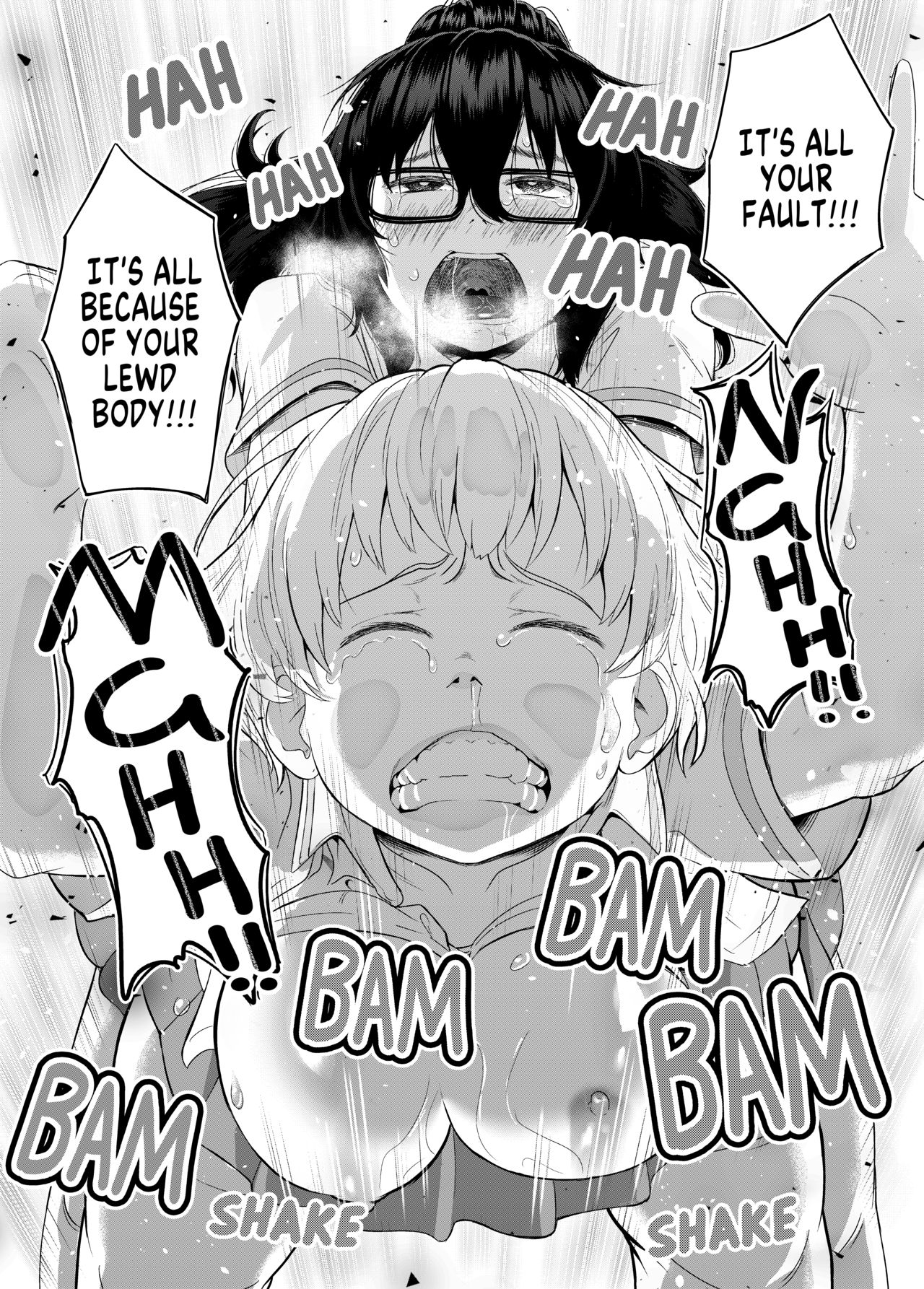 Byousoku de Osu Ochi suru InCha na Futanarikko Kanzenban | The Gloomy Futanari Cannot Defy Her Dick Full Version page 4 full
