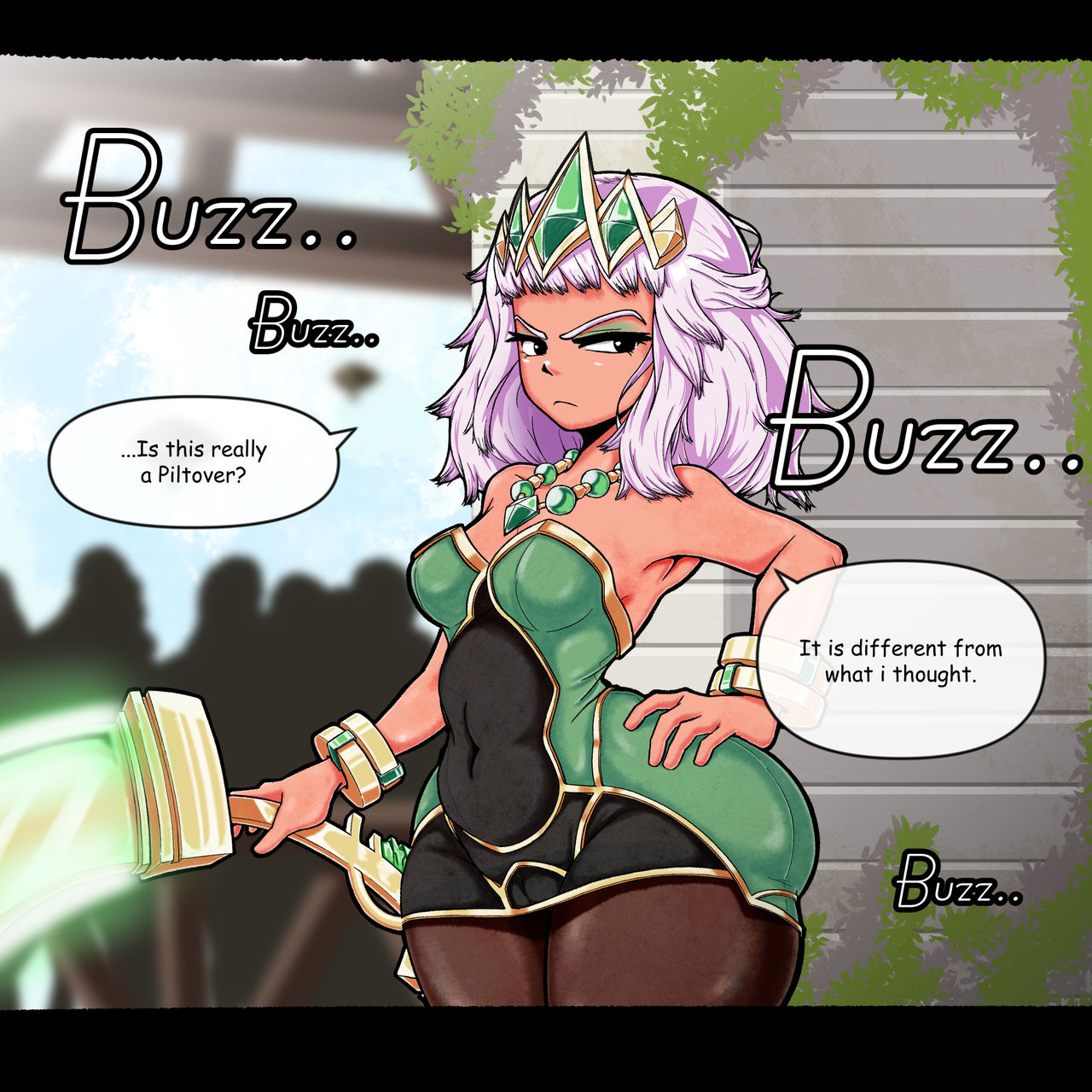 Qiyana sneak into Piltover #1 | 키아나 필트오버 잠입 조사 #1 page 6 full
