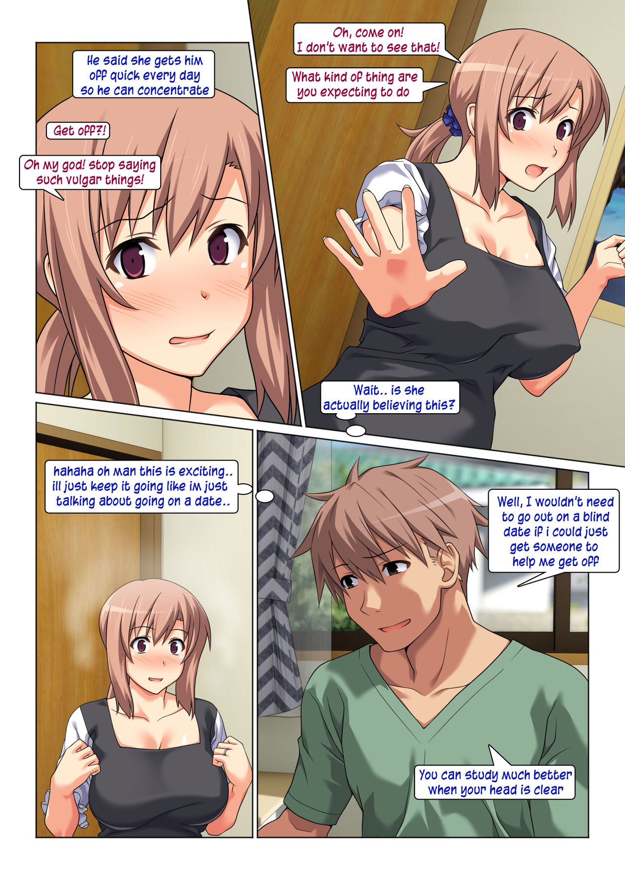 Seiseki UP o Jouken ni Mainichi Nuite kureru Okaa-san | His Mother gets him off every day as long as his grades improve page 5 full