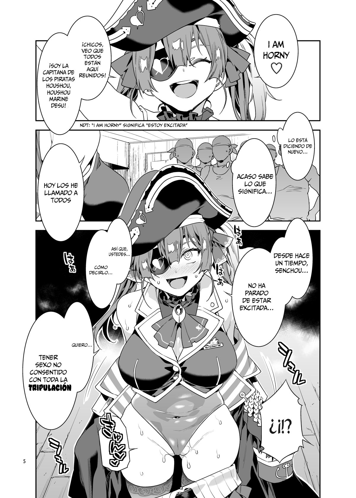 Marine Senchou wa Hi Goui no Ue de Wakarasaretai page 6 full