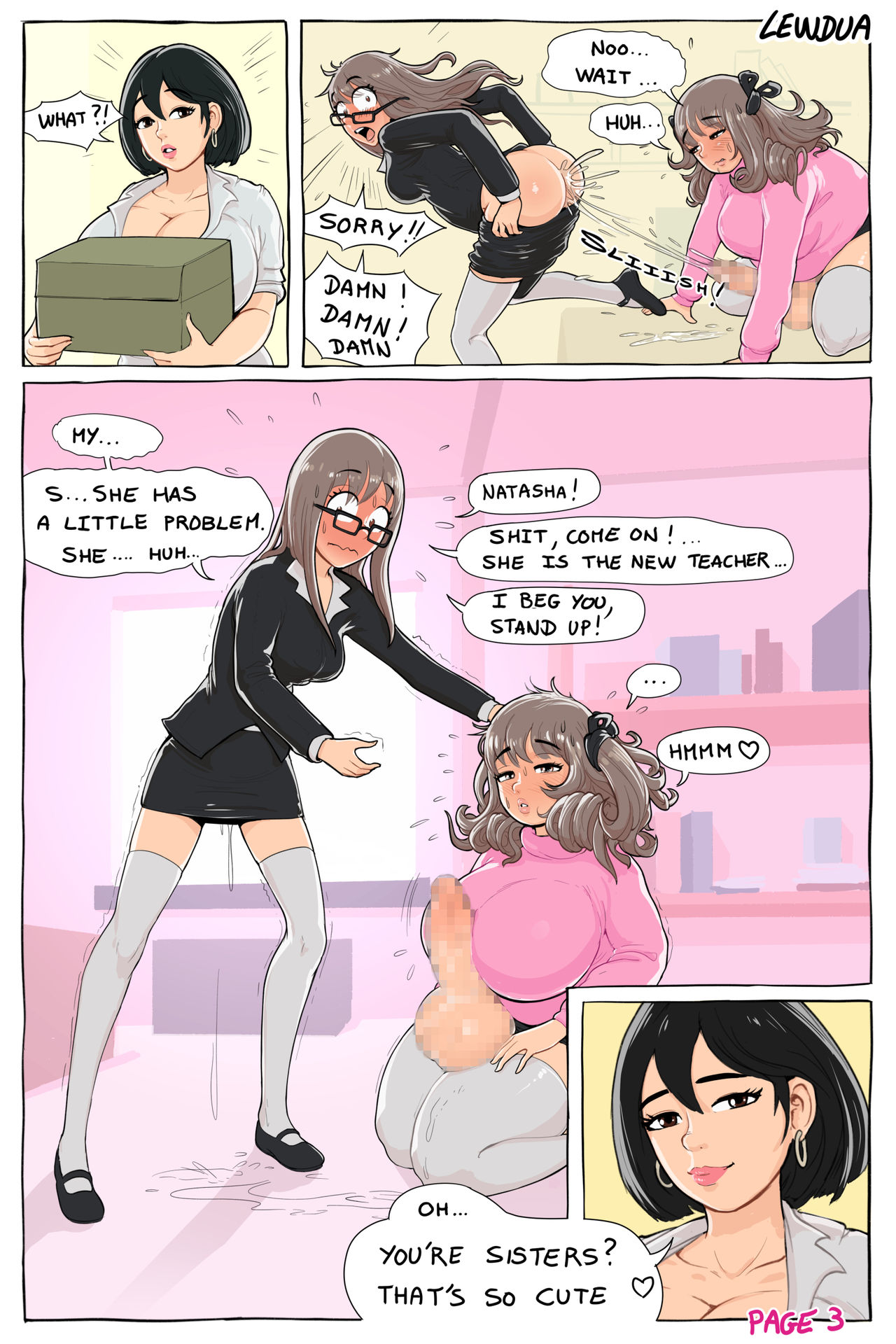 Teaching two sisters page 3 full