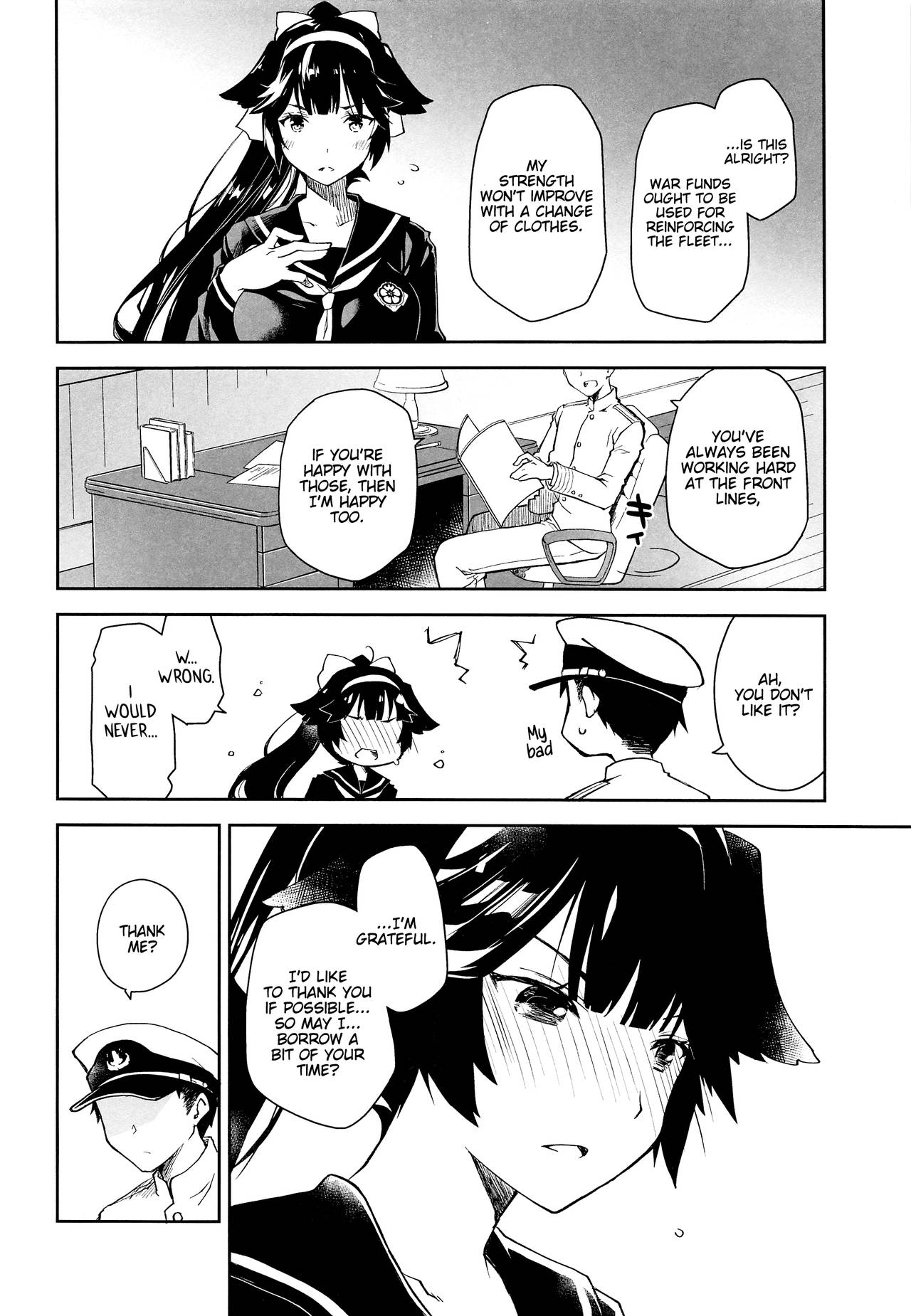 Kakin Shikikan, Fuku o Kau. page 9 full