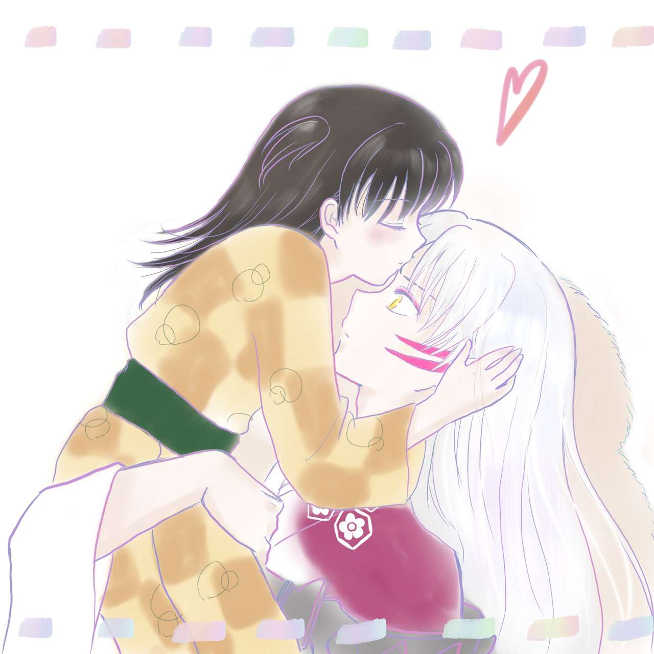 Rin x Sesshomaru Doodles page 4 full