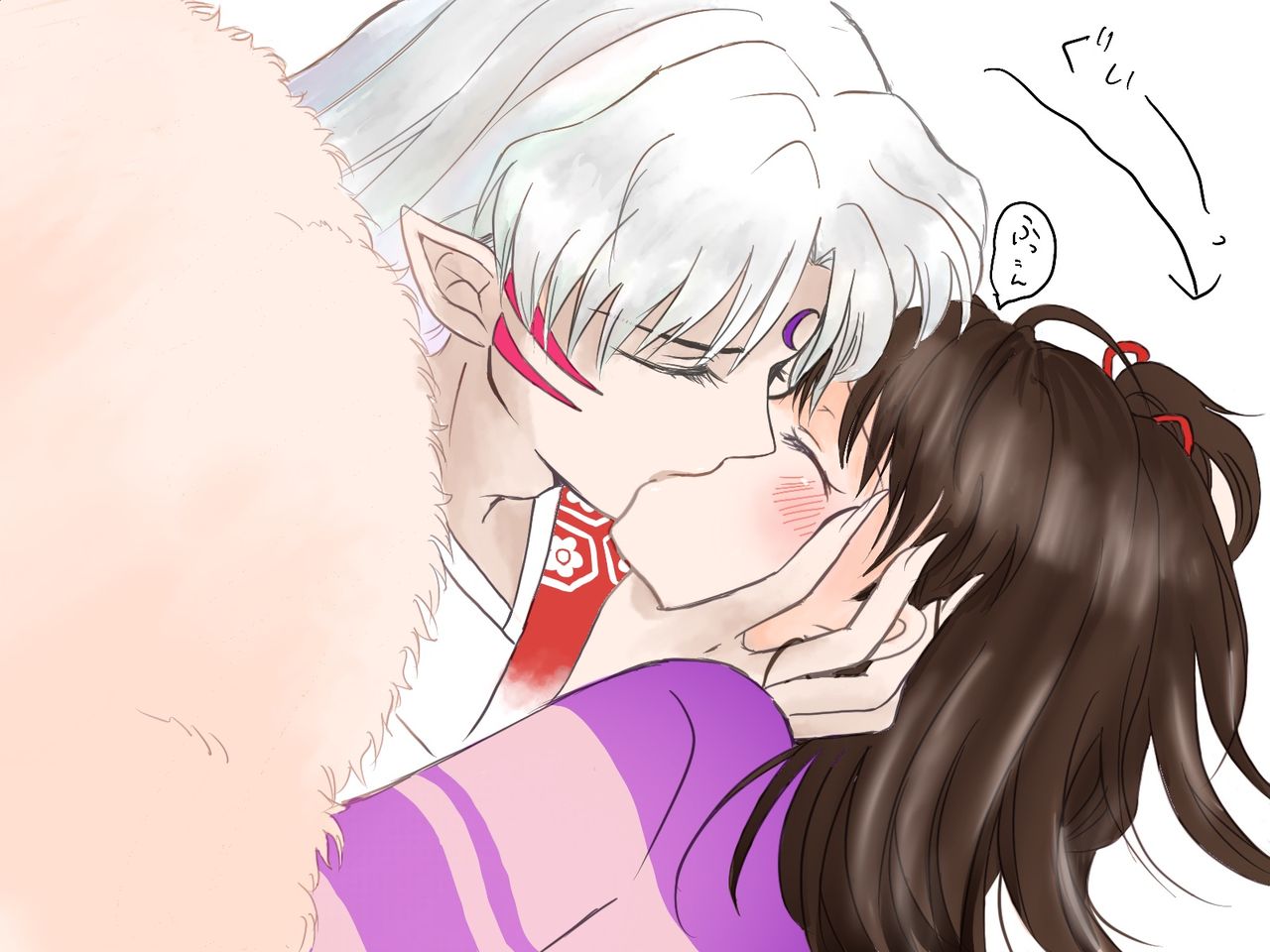 Rin x Sesshomaru Doodles page 8 full