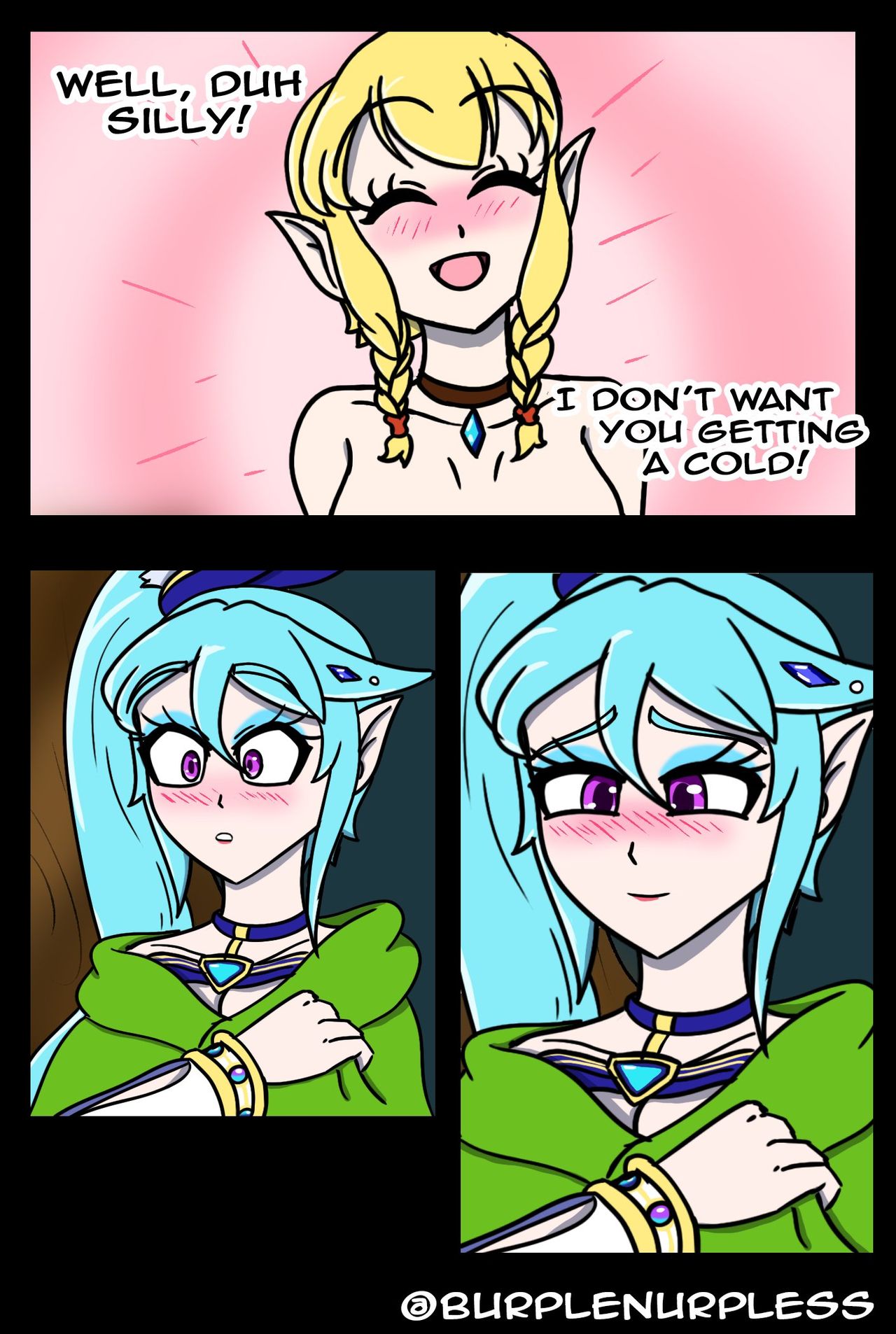 Lana rewards Linkle for her heroic deeds! page 9 full