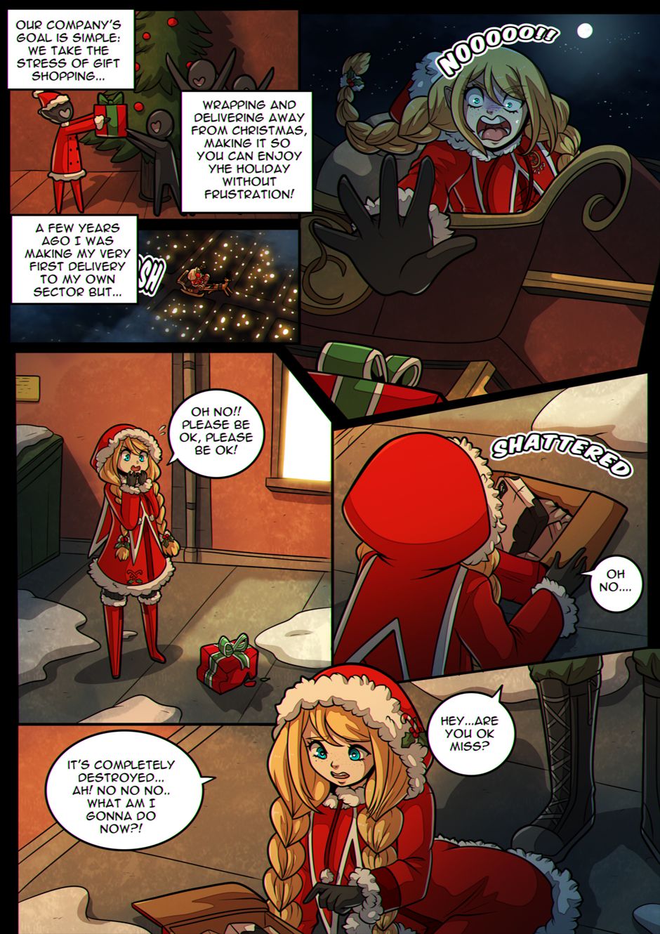 A Holly Holidays page 8 full
